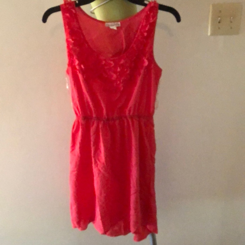Coral dress